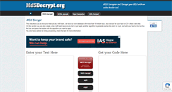 Desktop Screenshot of md5decrypt.org